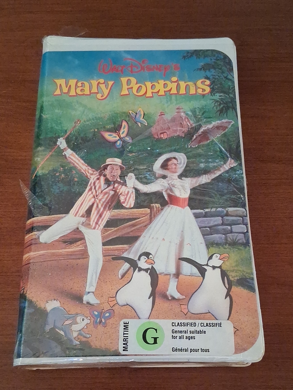 Walt Disney Mary Poppins Vintage VHS Tape New Sealed Classic Retro